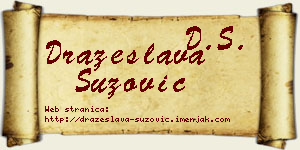 Dražeslava Suzović vizit kartica